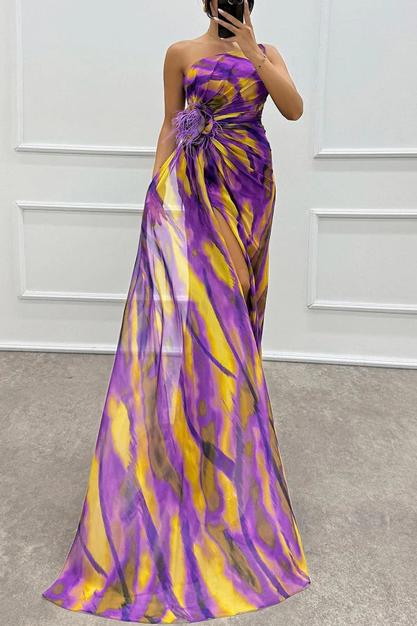 Mia™ | Vibrantes Drapiertes Kleid