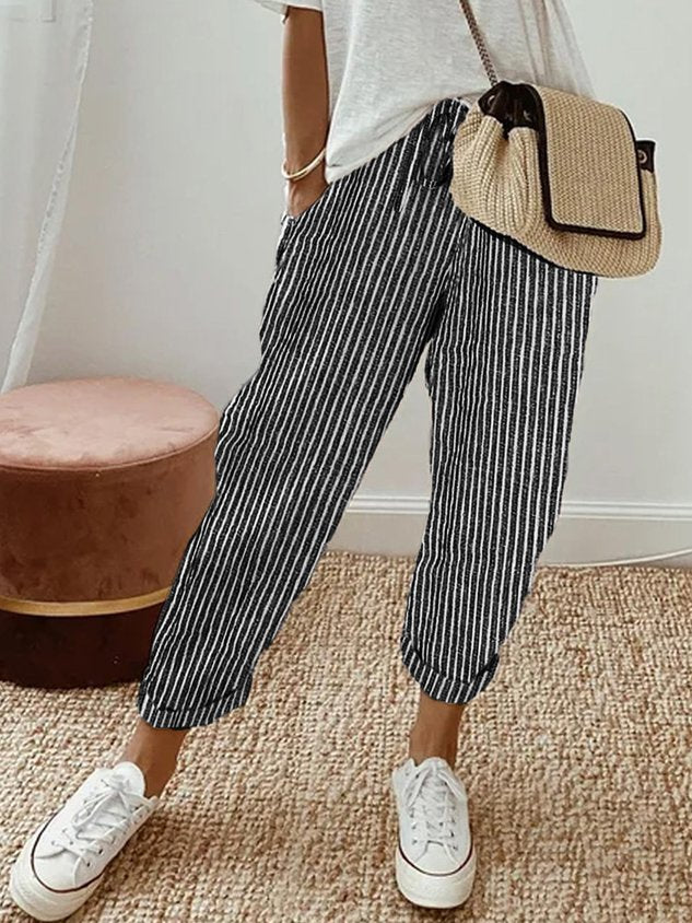 LUCY - Anti-Schweiß Luxus Leinenhose