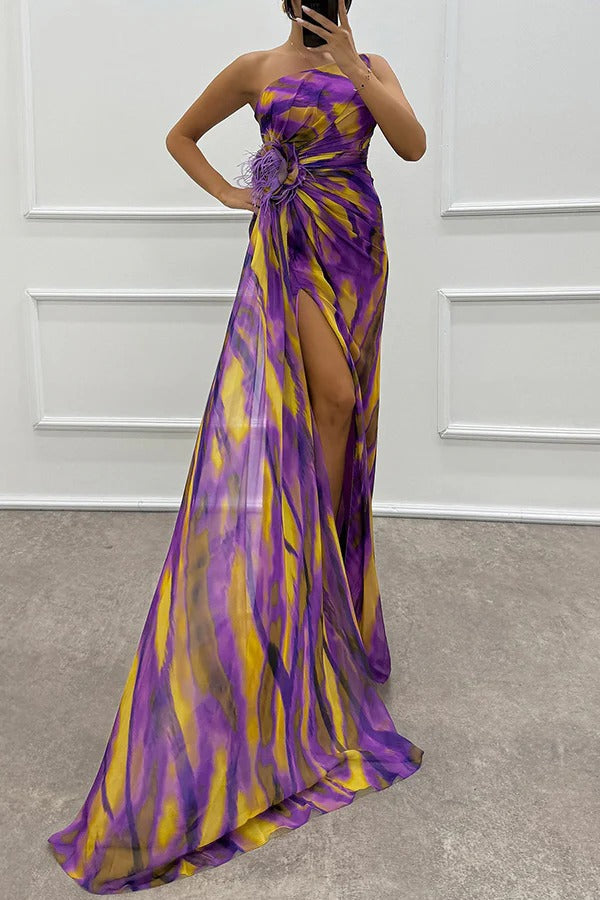 Mia™ | Vibrantes Drapiertes Kleid