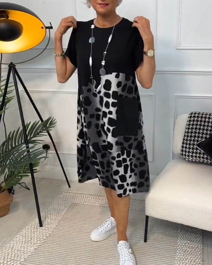 Louise™ | Lässiges Bedrucktes Kleid