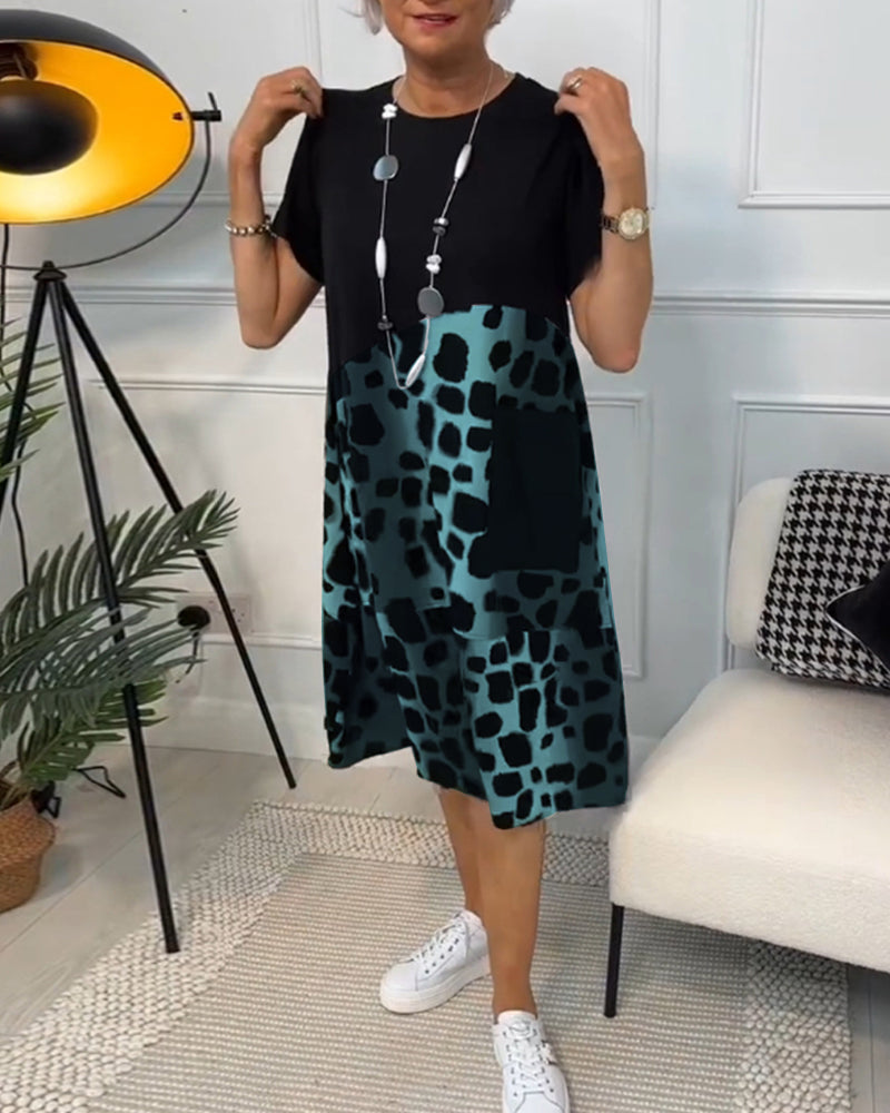 Louise™ | Lässiges Bedrucktes Kleid