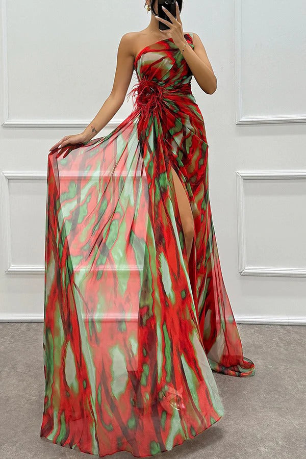 Mia™ | Vibrantes Drapiertes Kleid