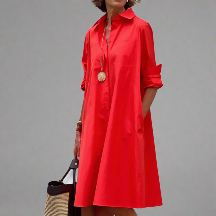 SANDRINE | BEQUEMES UND ELEGANTES POLOKLEID