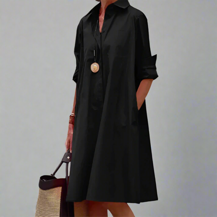 SANDRINE | BEQUEMES UND ELEGANTES POLOKLEID