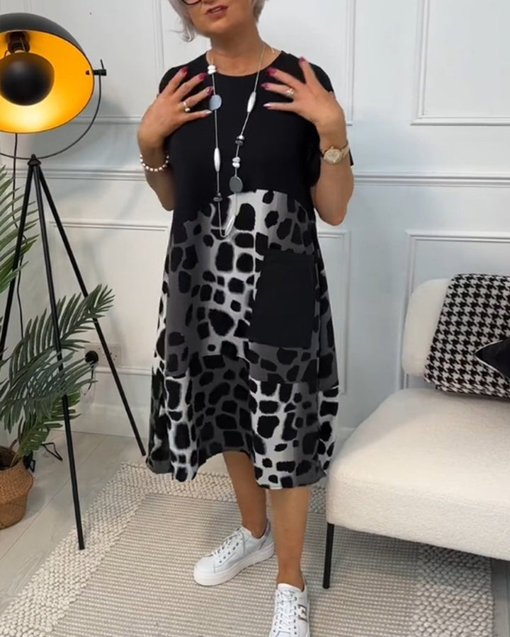 Louise™ | Lässiges Bedrucktes Kleid