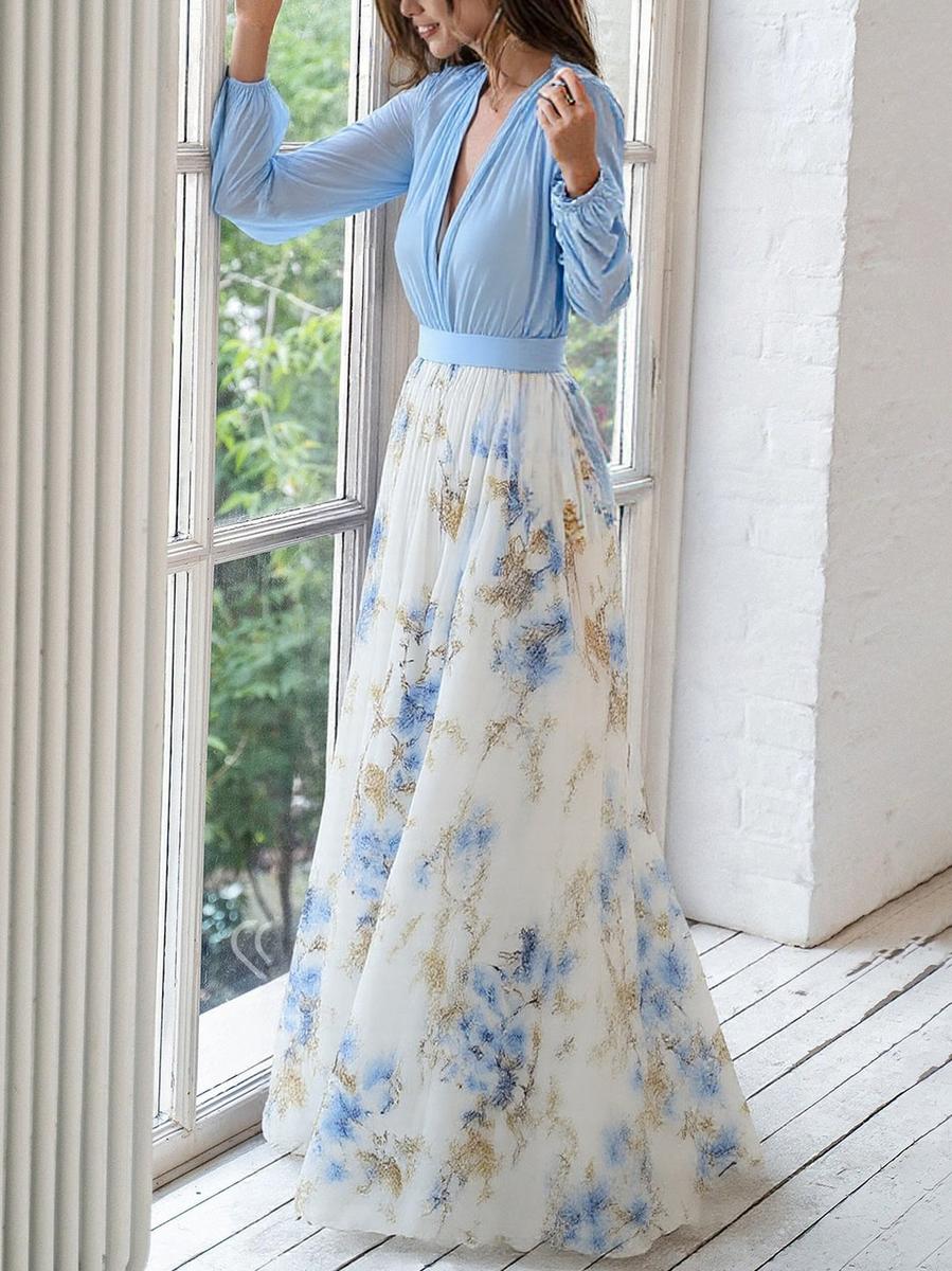 Abigail™ - Maxikleid mit strahlendem Blumenmuster