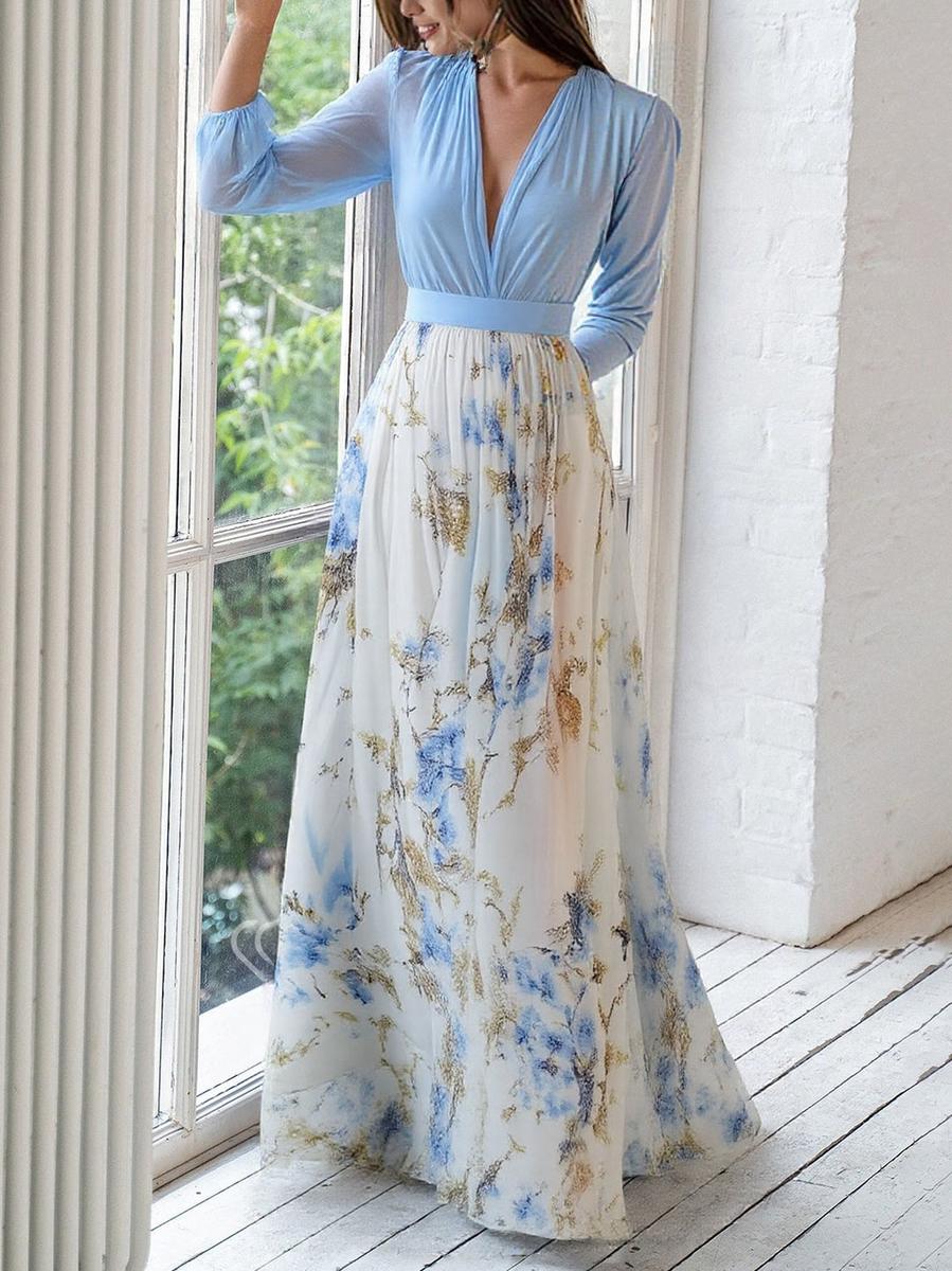 Abigail™ - Maxikleid mit strahlendem Blumenmuster