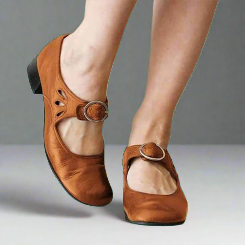 Denisa | Orthopädische Leder-Sandalen mit bequemer Keilsohle