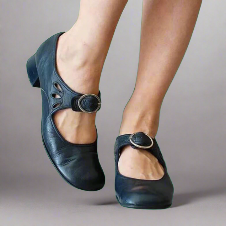 Denisa | Orthopädische Leder-Sandalen mit bequemer Keilsohle