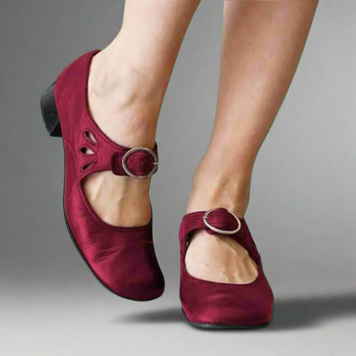 Denisa | Orthopädische Leder-Sandalen mit bequemer Keilsohle