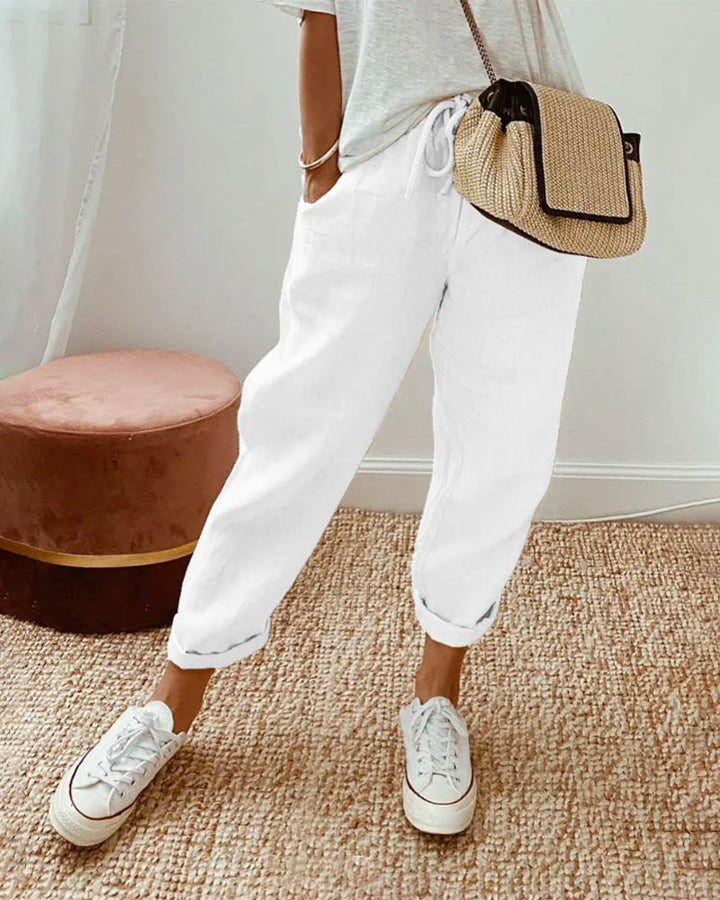 LUCY - Anti-Schweiß Luxus Leinenhose
