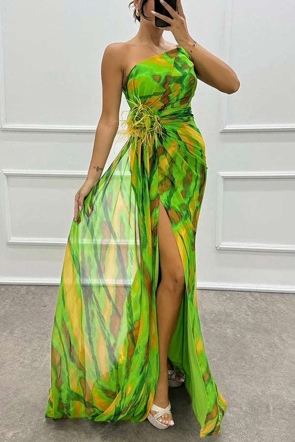 Mia™ | Vibrantes Drapiertes Kleid