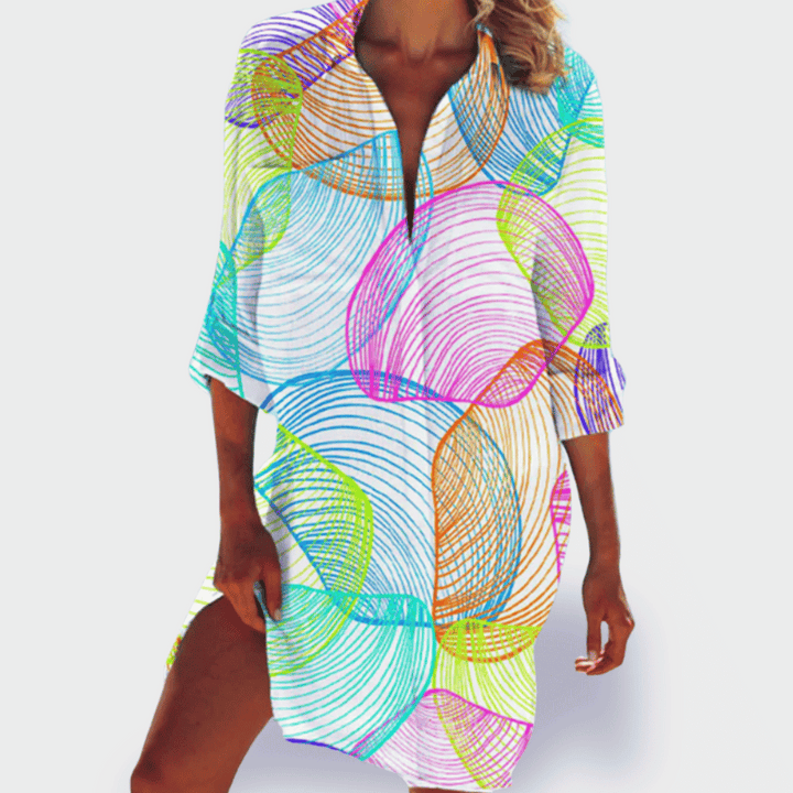 BRIGITTE | FARBFROHES UND LEICHTES SOMMERKLEID