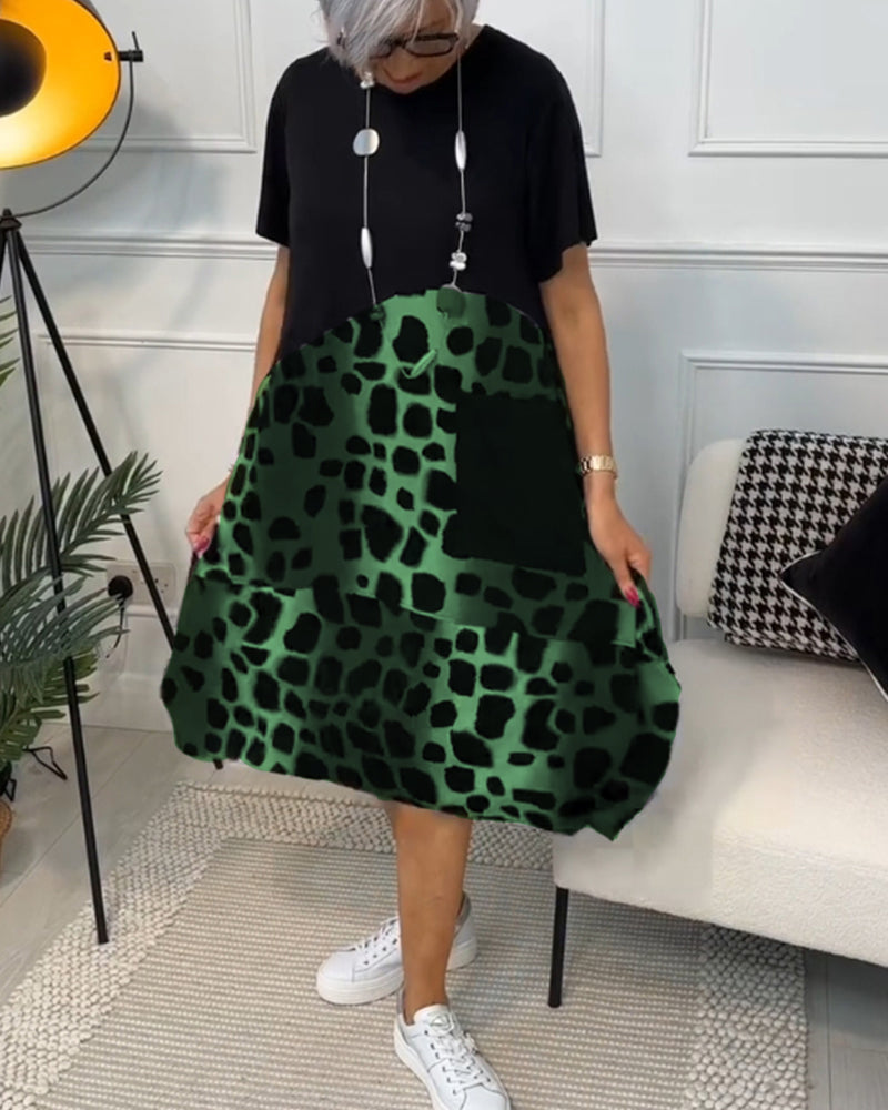 Louise™ | Lässiges Bedrucktes Kleid