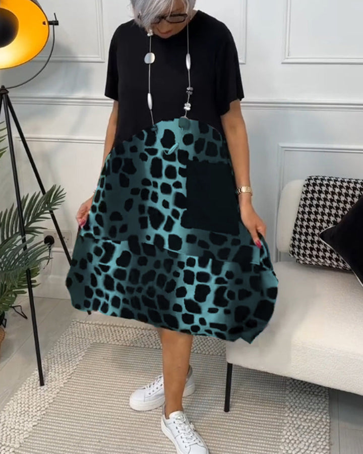 Louise™ | Lässiges Bedrucktes Kleid