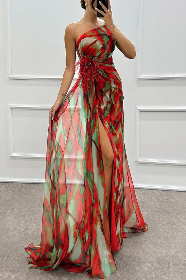 Mia™ | Vibrantes Drapiertes Kleid