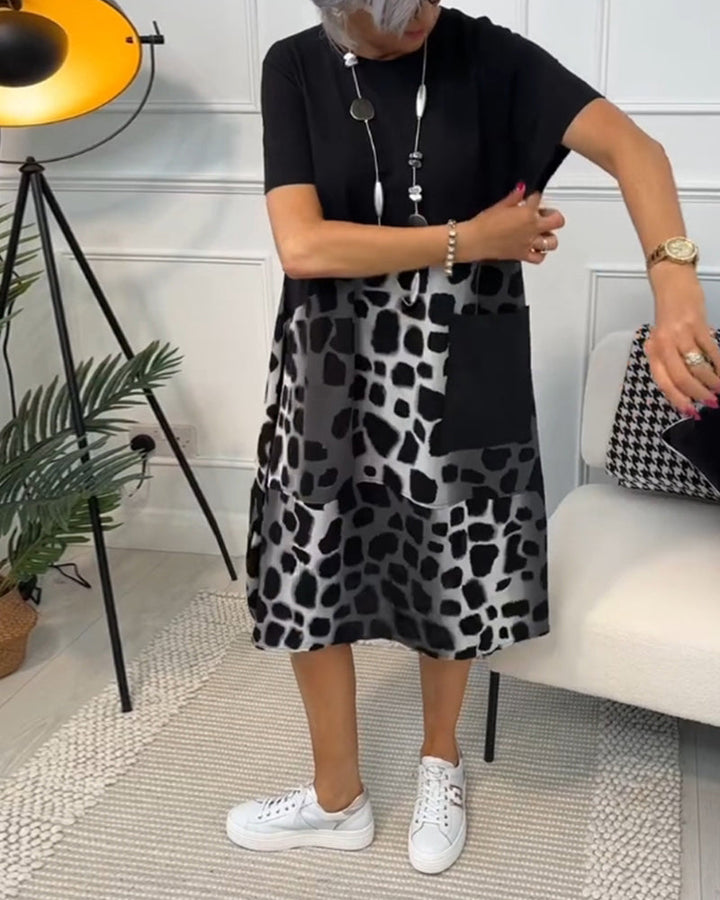 Louise™ | Lässiges Bedrucktes Kleid