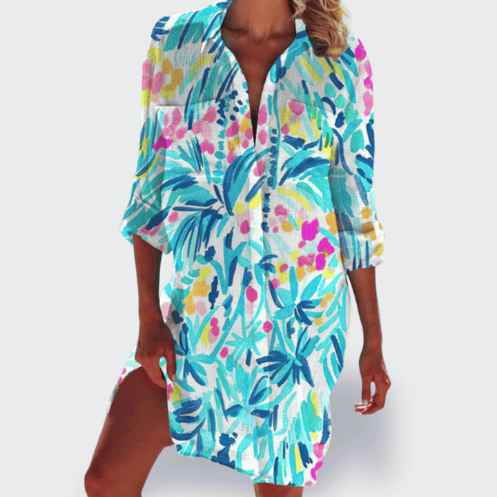 BRIGITTE | FARBFROHES UND LEICHTES SOMMERKLEID