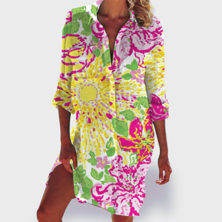 BRIGITTE | FARBFROHES UND LEICHTES SOMMERKLEID