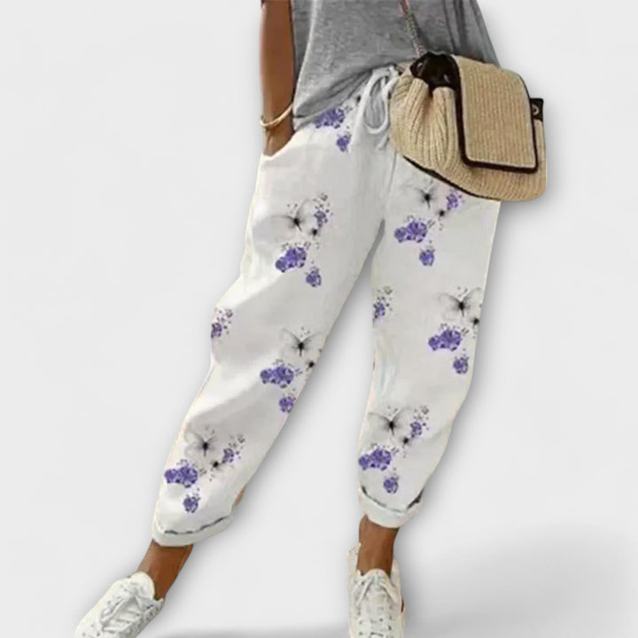 Burga - Bequeme Baumwoll-Leinen-Hose