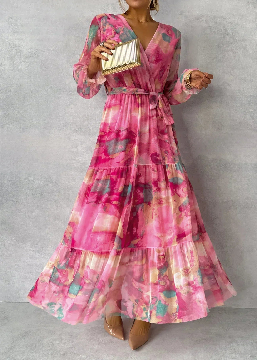 Hazel™ | Wickelkleid mit Blumenmuster