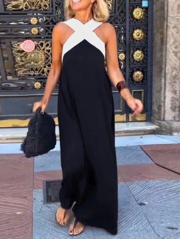 DELPHINE | KLEID MIT ÜBERLAPPENDEM AUSSCHNITT