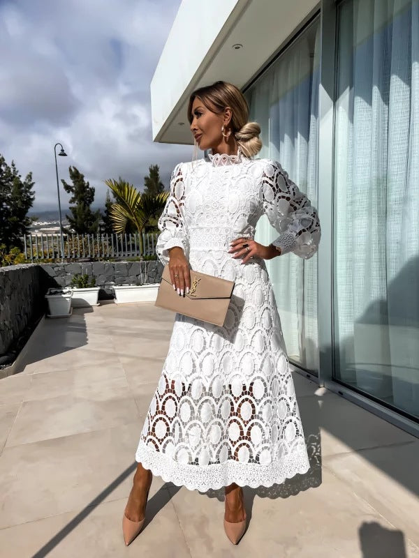 Georgia™ - Elegantes französisches Spitzenkleid