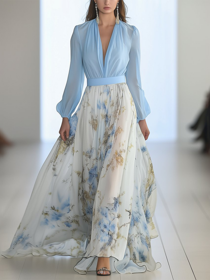 Abigail™ - Maxikleid mit strahlendem Blumenmuster