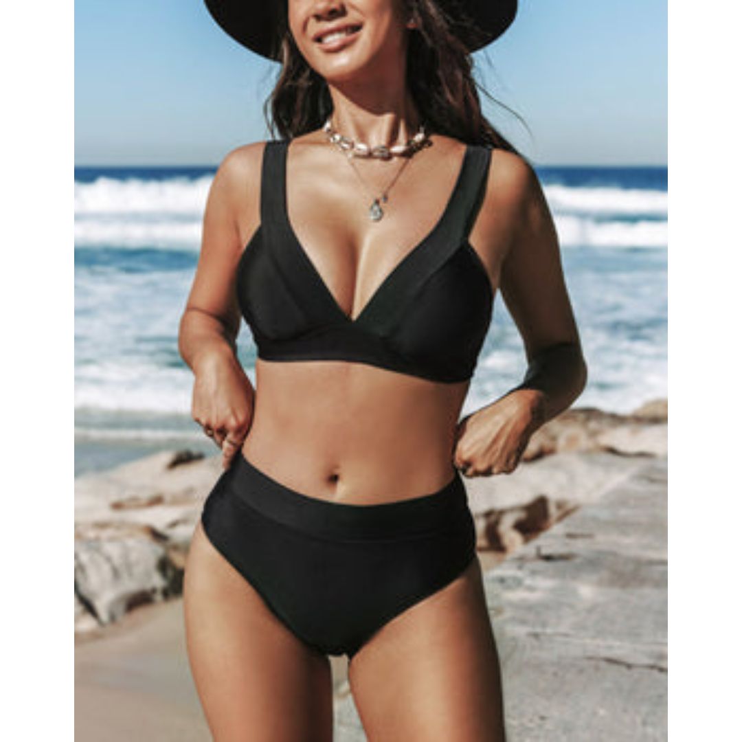 Hilde - Klassischer High-Waisted Badeanzug