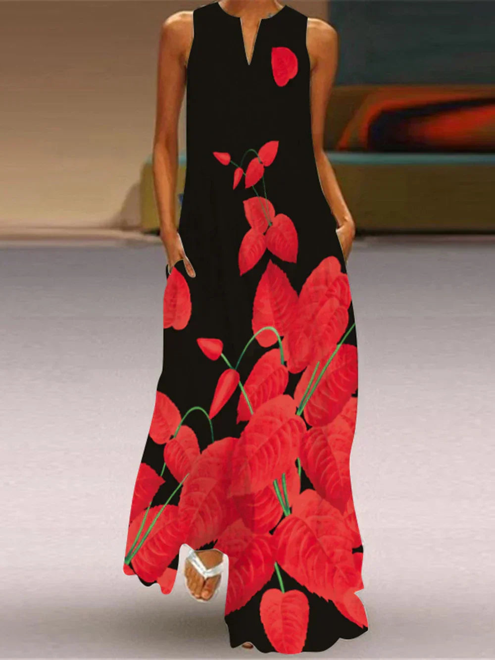 Aurelia™ - Butterfly Bloom A-Linienkleid