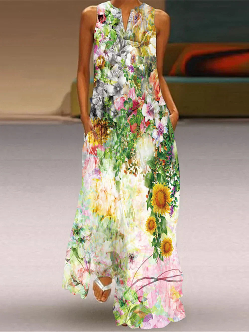 Aurelia™ - Butterfly Bloom A-Linienkleid