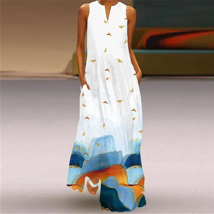 Aurelia™ - Butterfly Bloom A-Linienkleid