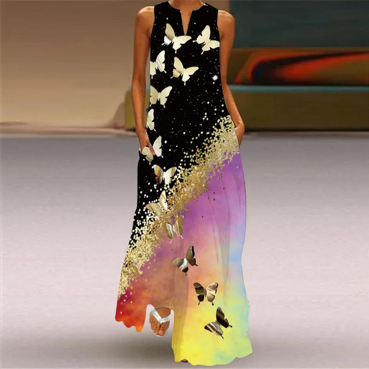 Aurelia™ - Butterfly Bloom A-Linienkleid