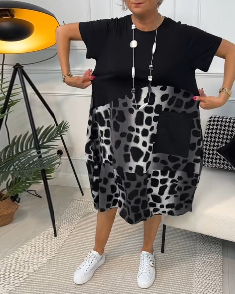 Louise™ | Lässiges Bedrucktes Kleid