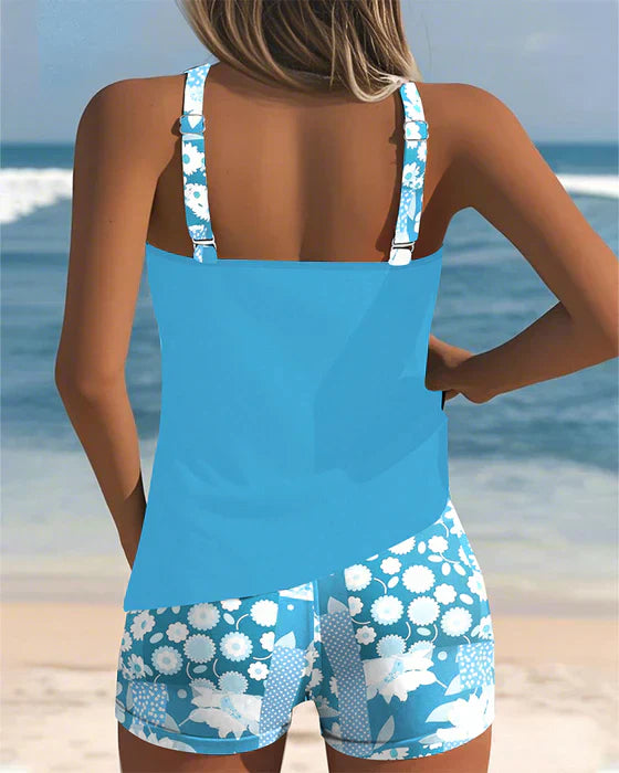 Yara - Sport Badeanzug mit Boxershorts