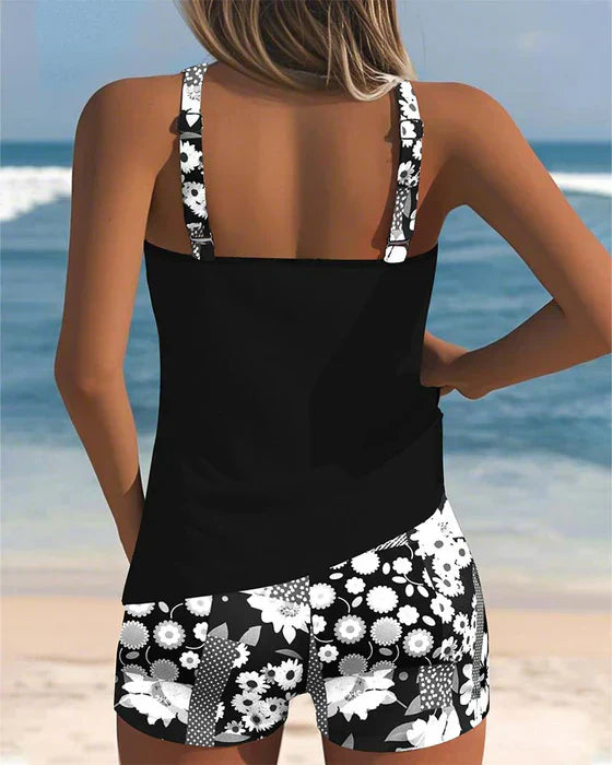 Yara - Sport Badeanzug mit Boxershorts