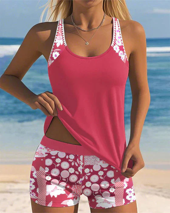 Yara - Sport Badeanzug mit Boxershorts
