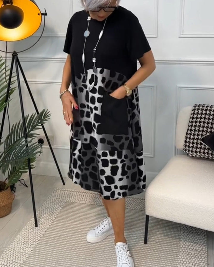 Louise™ | Lässiges Bedrucktes Kleid