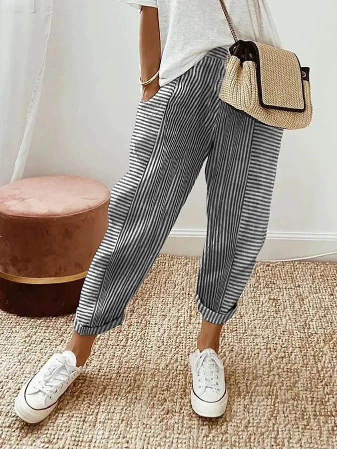 Nyra | Gestreifte Hose