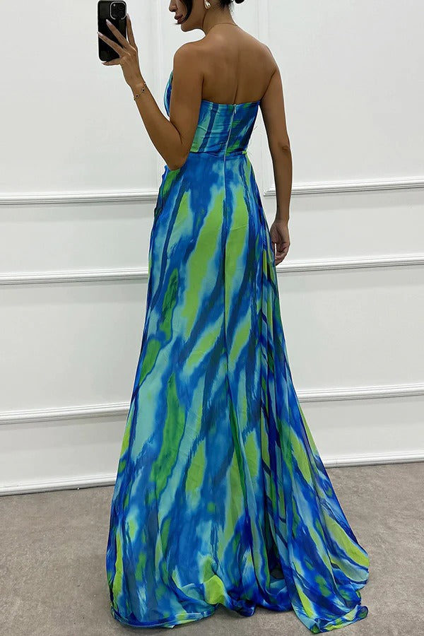 Mia™ | Vibrantes Drapiertes Kleid