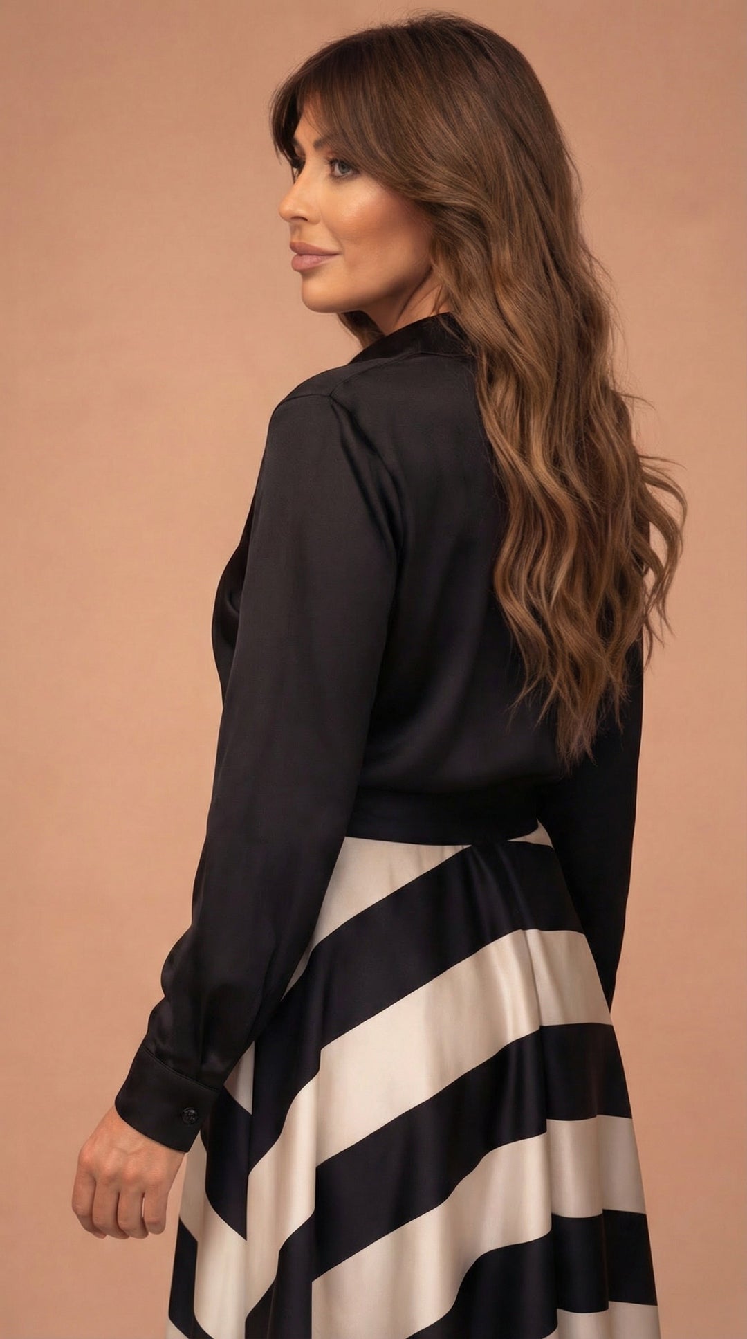 Mila™ | Gestreiftes Maxikleid