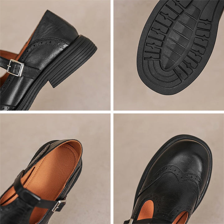 Velda - Elegante Leder-Mary Janes