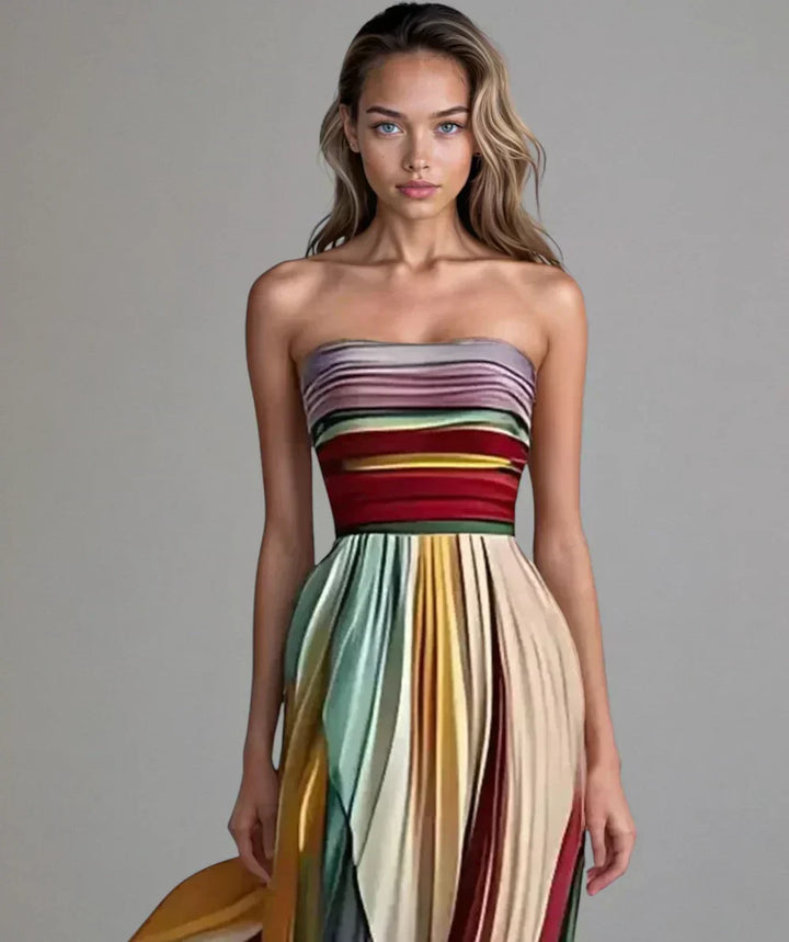 Asien | Elegantes lässiges langes Kleid