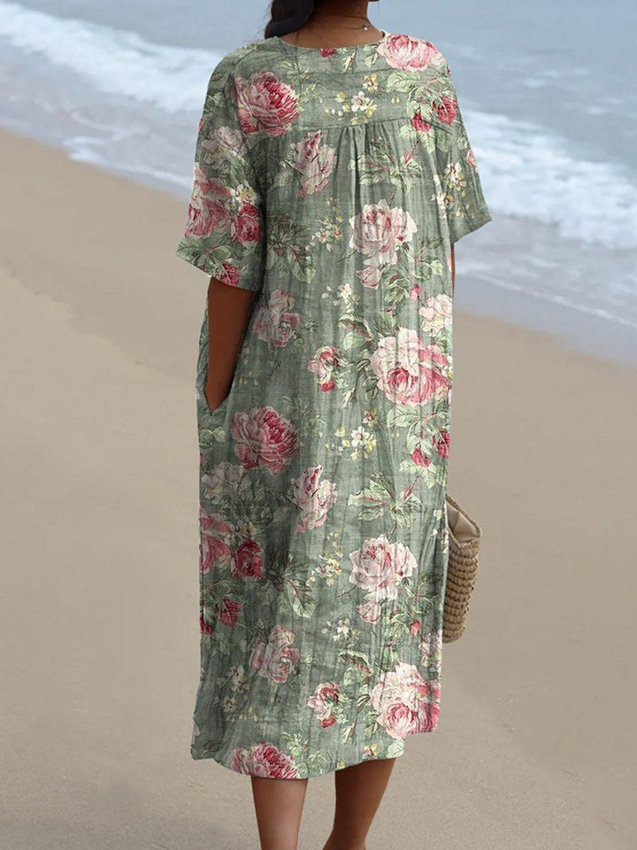 Lina | Vintage Blumenkleid