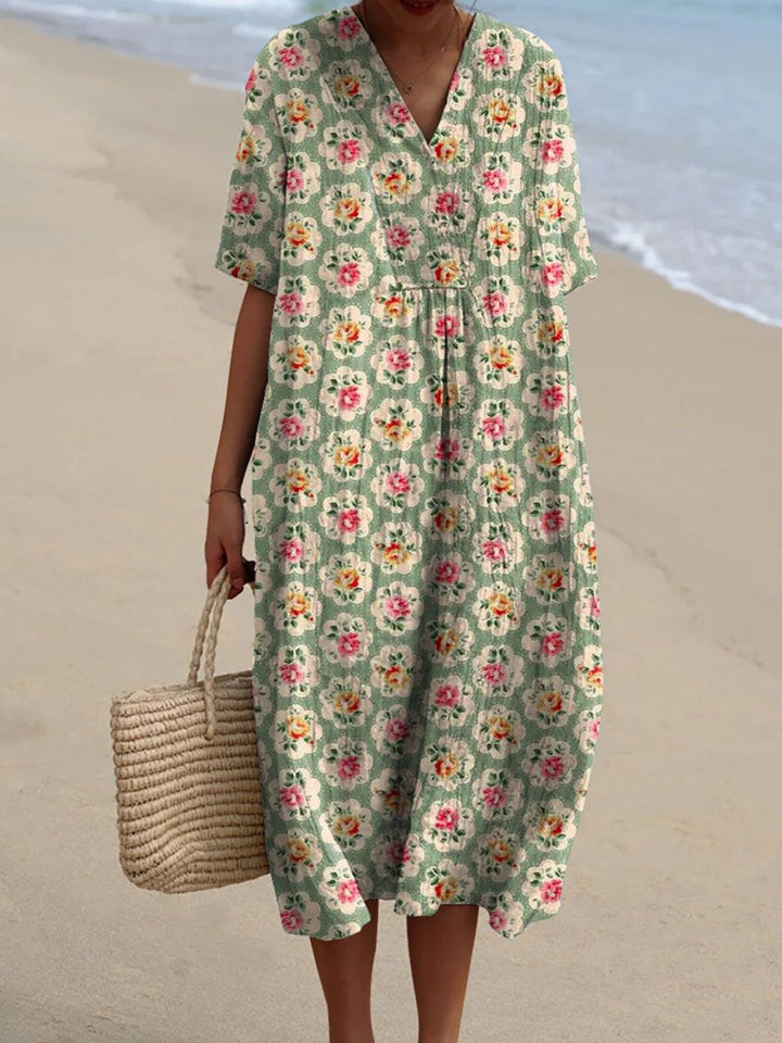 Femke | Vintage Floral Dress - Limitierte Auflage