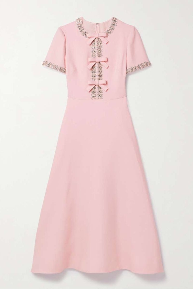 Aria™ | Kleid mit Kristallverzierungen und Schleifendetail